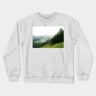 Low Cloud Over Carnic Alps Near Sauris Crewneck Sweatshirt